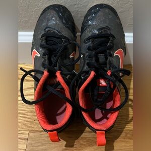 Nike Black and Red Fastflex Cleats